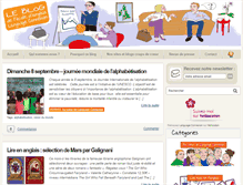 Tablet Screenshot of blog.languageconnexion.com